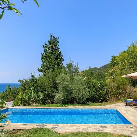 Rodia With Swimming Pool On Island *