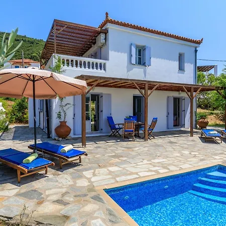 Villa Rodia With Swimming Pool On Island Skopelos Town