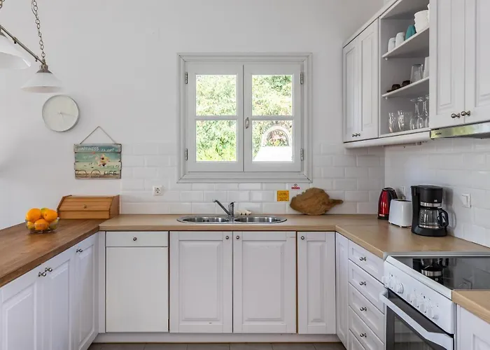 Rodia With Swimming Pool On Island *