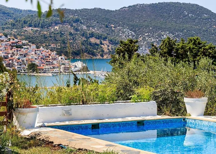 Rodia With Swimming Pool On Island * Skopelos Town