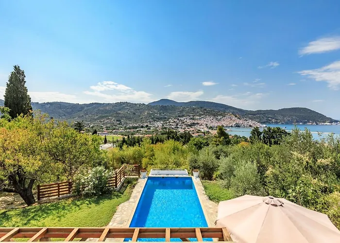 Rodia With Swimming Pool On Island *