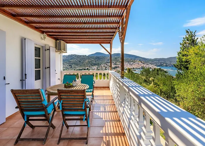 Rodia With Swimming Pool On Island *